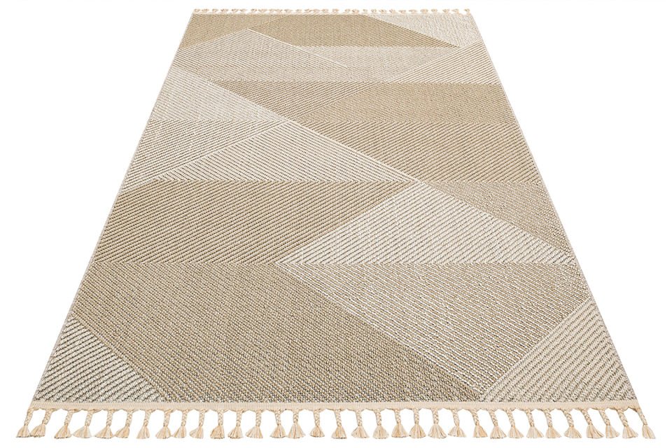 SOHO SH 08 BEIGE Hav Toz Vermez Hasır Dokuma Modern Makine Halısı