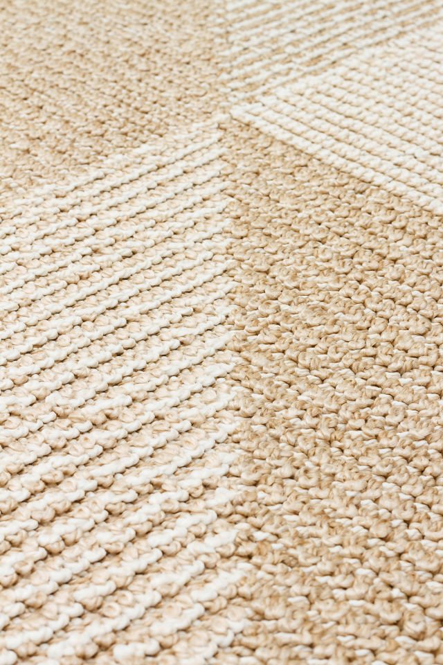 SOHO SH 08 BEIGE Hav Toz Vermez Hasır Dokuma Modern Makine Halısı