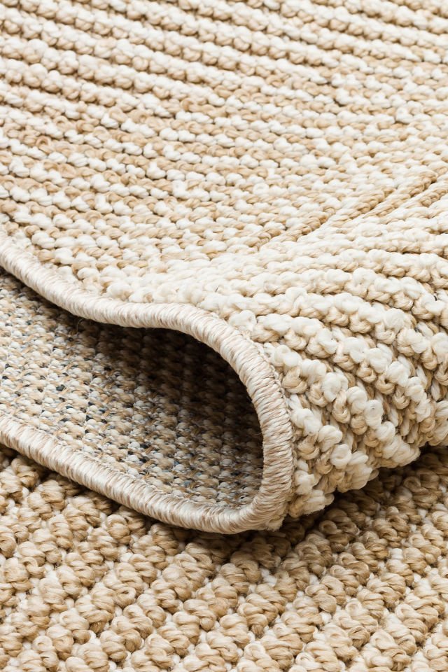 SOHO SH 08 BEIGE Hav Toz Vermez Hasır Dokuma Modern Makine Halısı