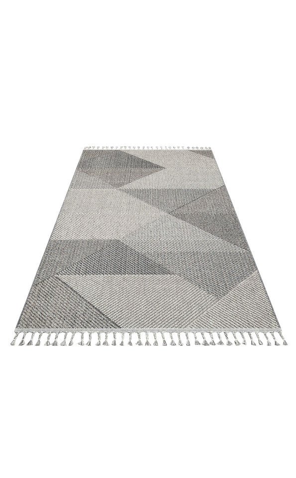SOHO SH 08 GREY MULTY Hav Toz Vermez Hasır Dokuma Modern Makine Halısı