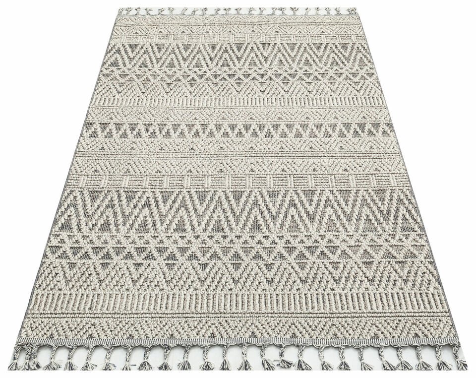 SOHO SH 14 GREY Hav Toz Vermez Hasır Dokuma Modern Makine Halısı
