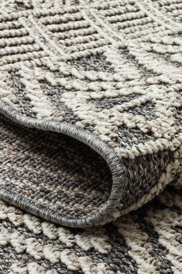 SOHO SH 14 GREY Hav Toz Vermez Hasır Dokuma Modern Makine Halısı