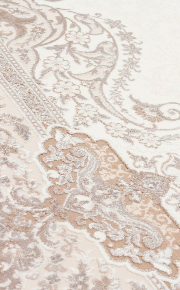PALMIRA PLM 01 CREAM BEIGE Yüksek Kaliteli Sık Dokuma Modern Salon Halısı