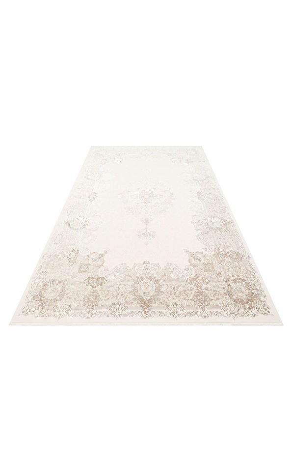 PALMIRA PLM 01 CREAM BEIGE Yüksek Kaliteli Sık Dokuma Modern Salon Halısı