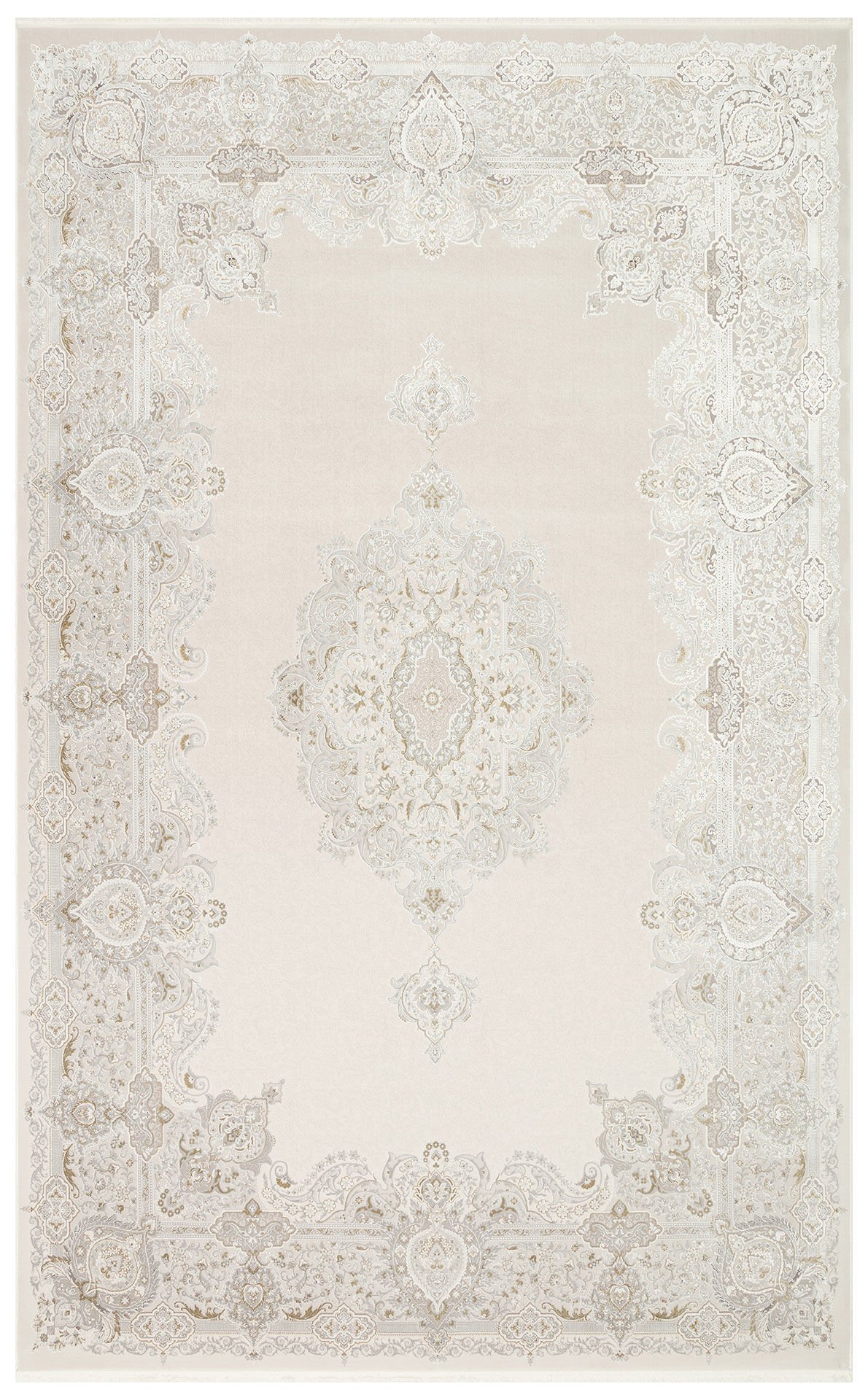 PALMIRA PLM 01 CREAM GREY Yüksek Kaliteli Sık Dokuma Modern Salon Halısı