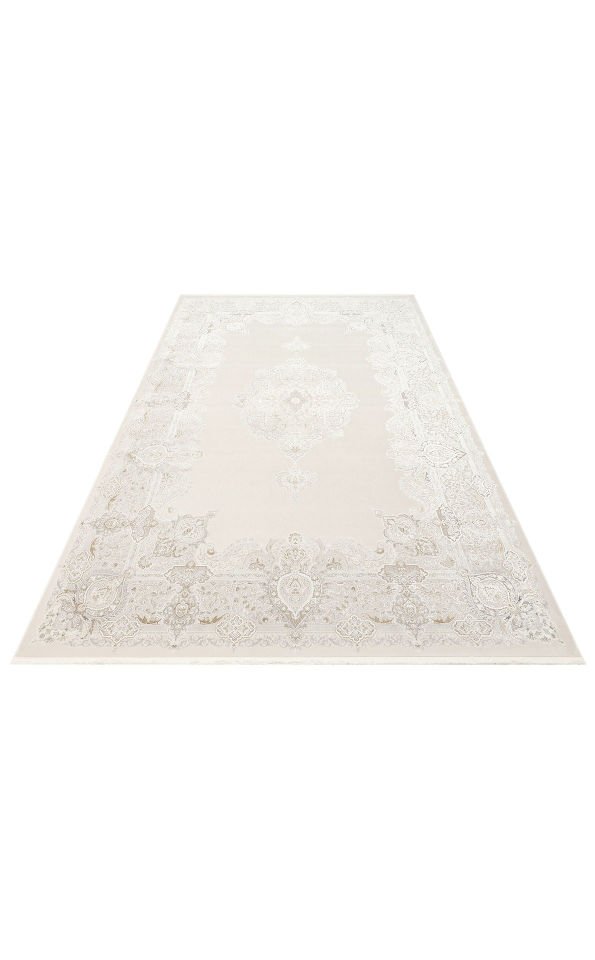 PALMIRA PLM 01 CREAM GREY Yüksek Kaliteli Sık Dokuma Modern Salon Halısı