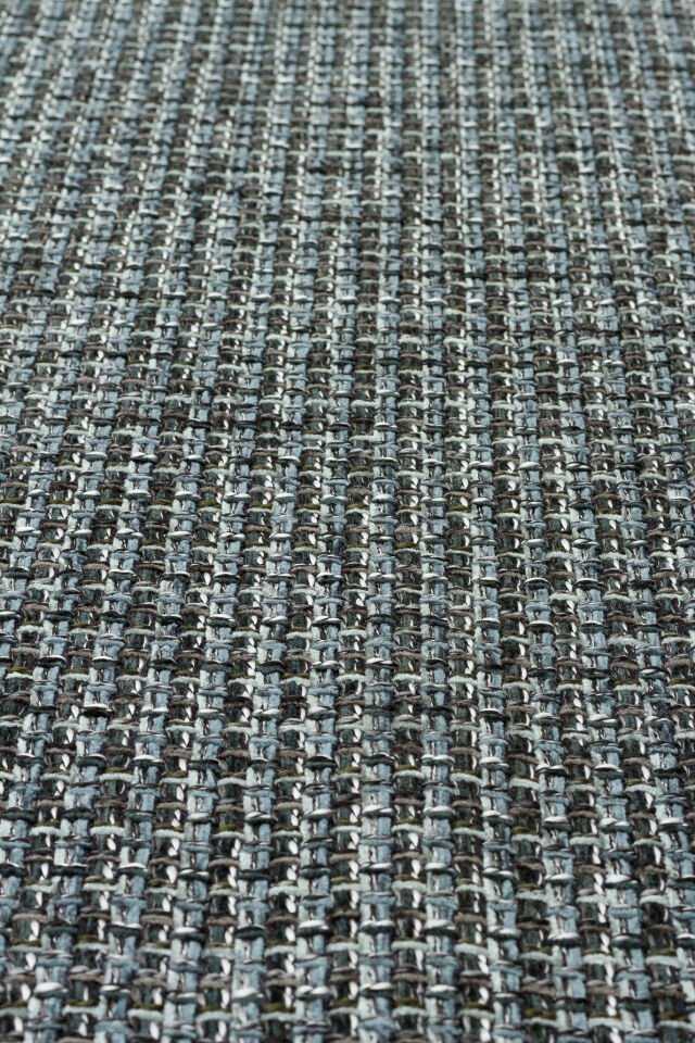BROOKLYN BRK 01 ANTRASIT SILVER Hasır Görünümlü Kaymaz Renkli Dokuma Modern Kilim
