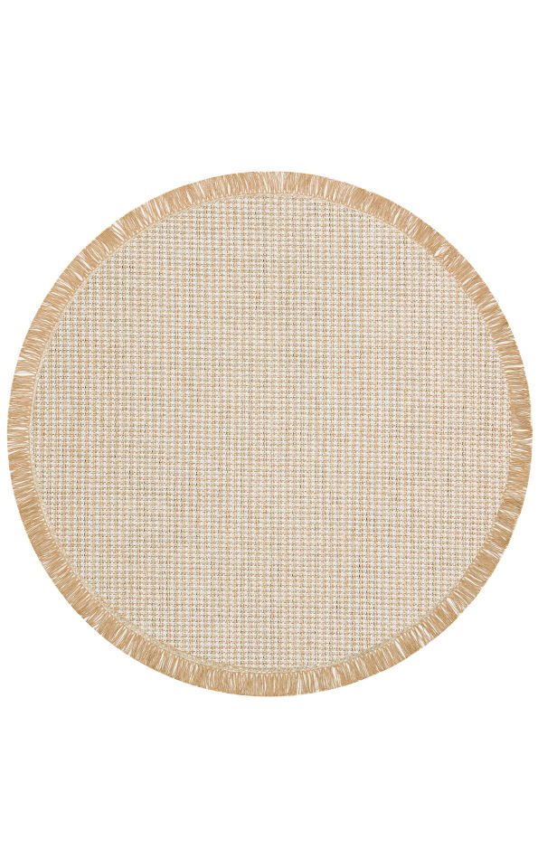 BROOKLYN BRK 01 CREAM SILVER Hasır Görünümlü Kaymaz Renkli Dokuma Modern Kilim