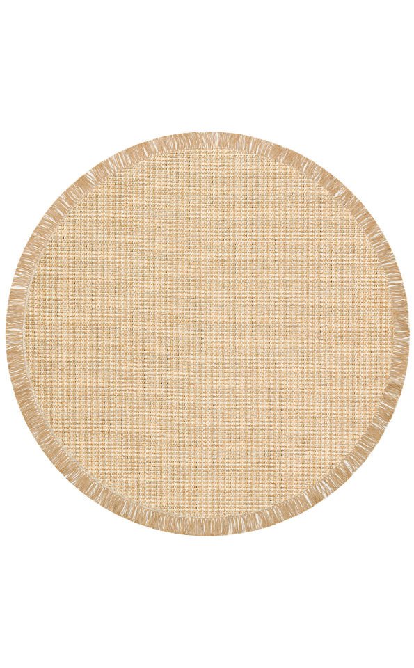 BROOKLYN BRK 01 NATURAL BEIGE  Hasır Görünümlü Kaymaz Renkli Dokuma Modern Kilim