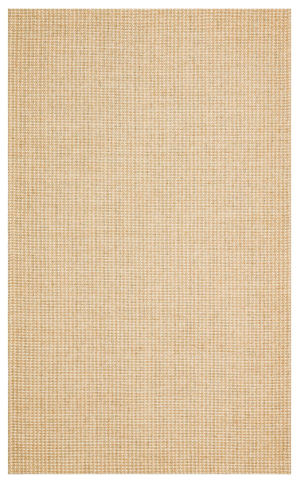 BROOKLYN BRK 01 NATURAL BEIGE  Hasır Görünümlü Kaymaz Renkli Dokuma Modern Kilim
