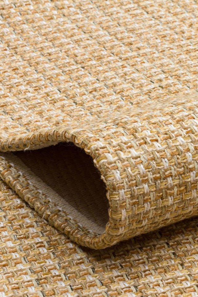 BROOKLYN BRK 01 NATURAL BEIGE  Hasır Görünümlü Kaymaz Renkli Dokuma Modern Kilim
