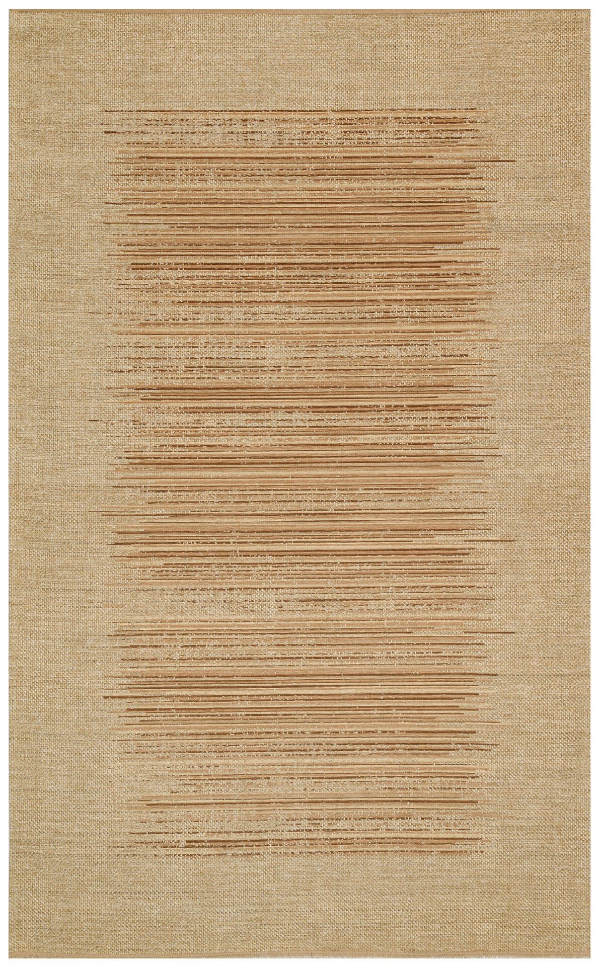 BROOKLYN BRK 02 NATURAL BEIGE  Hasır Görünümlü Kaymaz Renkli Dokuma Modern Kilim