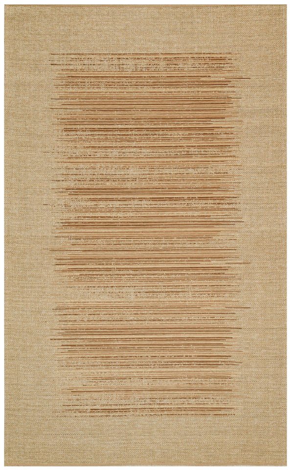 BROOKLYN BRK 02 NATURAL BEIGE  Hasır Görünümlü Kaymaz Renkli Dokuma Modern Kilim