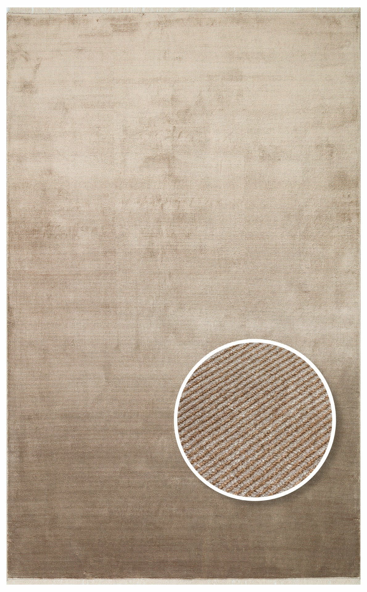 NAPOLI NAP 01 VIZON GREY  Sade Desenli Modern Sık Dokuma Makine Halısı