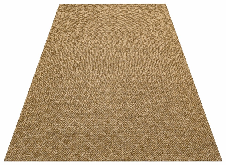 BROOKLYN BRK 03 NATURAL BEIGE  Hasır Görünümlü Kaymaz Renkli Dokuma Modern Kilim
