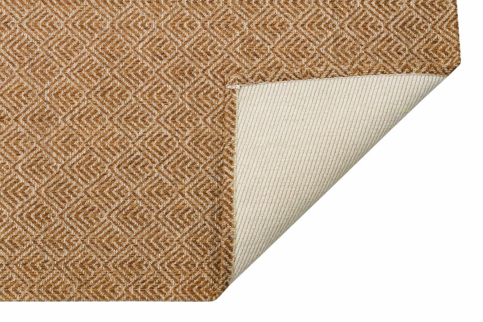 BROOKLYN BRK 03 NATURAL BEIGE  Hasır Görünümlü Kaymaz Renkli Dokuma Modern Kilim