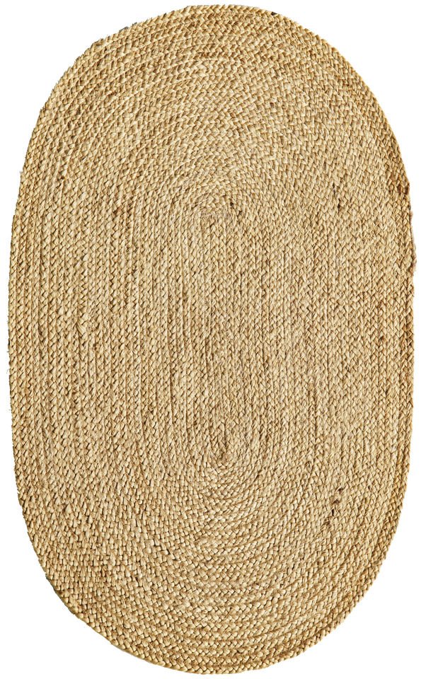 JUNO ECH 01E NATURAL El Dokuma Naturel Jüt Hasır Halı