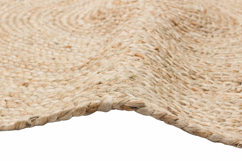 JUNO ECH 01R NATURAL El Dokuma Naturel Jüt Hasır Halı