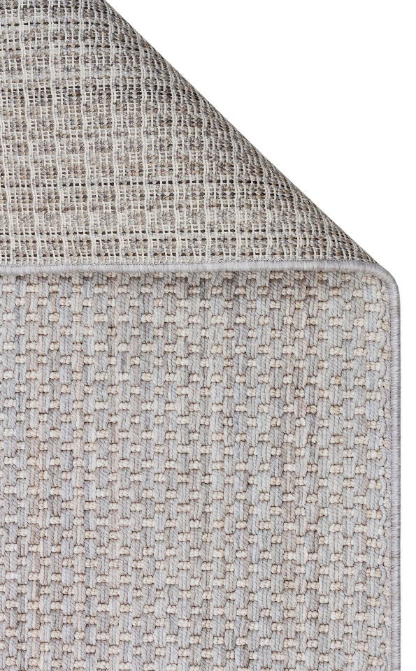 NORTE NRT 03 BEIGE GREY Ekstra Yumuşak Tuşeli, Örgü Dokuma Hav Vermeyen Özel İplikler ile Üretilen Modern Makine Halısı