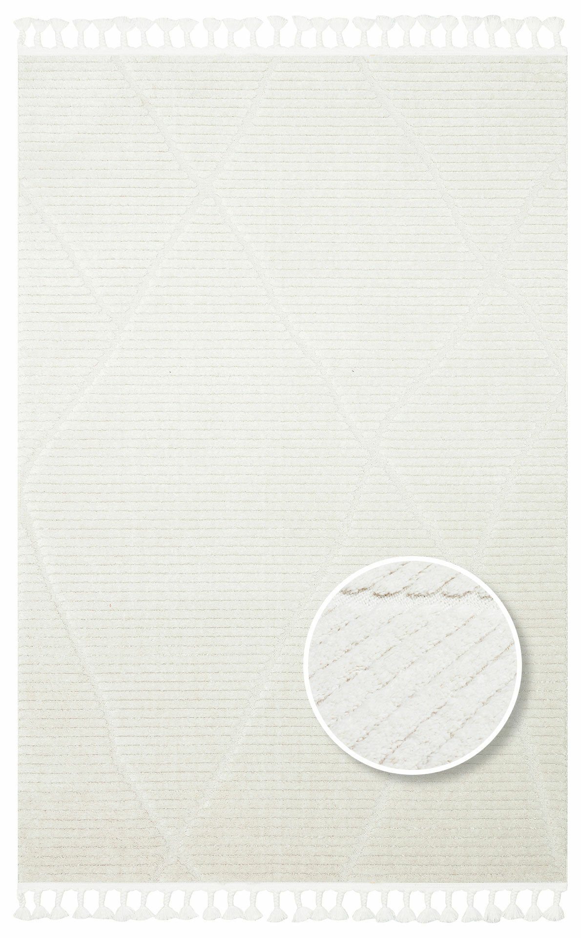 TERAZZO TRZ 07 WHITE  Hav Toz Vermez Yumuşak Dokulu Makine Halıları