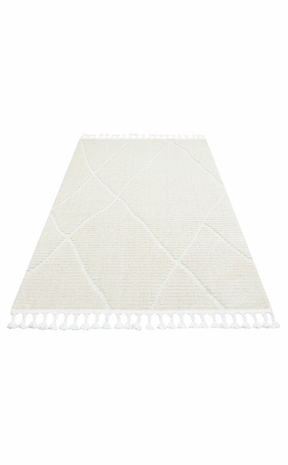 TERAZZO TRZ 07 WHITE  Hav Toz Vermez Yumuşak Dokulu Makine Halıları