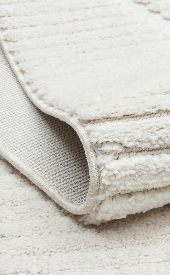 TERAZZO TRZ 07 WHITE  Hav Toz Vermez Yumuşak Dokulu Makine Halıları