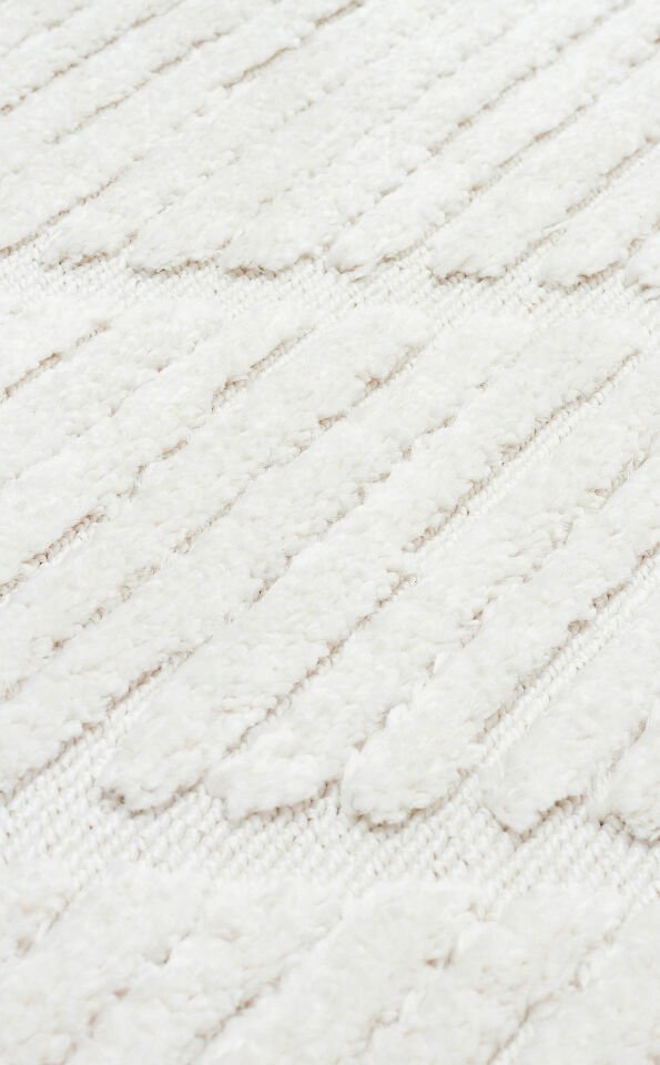 TERAZZO TRZ 08 WHITE  Hav Toz Vermez Yumuşak Dokulu Makine Halıları