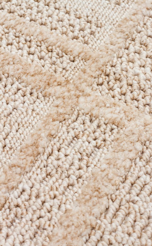 JOY JOY 03 BEIGE Hav Toz Vermeyen Yumuşak Dokulu Etnik Desenlere Sahip Modern Halı