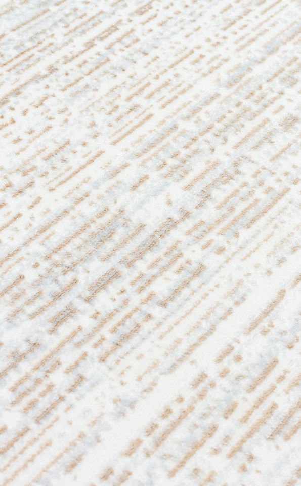 SATEEN ST 101 BEIGE XW Hav Toz Vermez Yıkanabilir Kaymaz İnce Dokuma Modern Halı