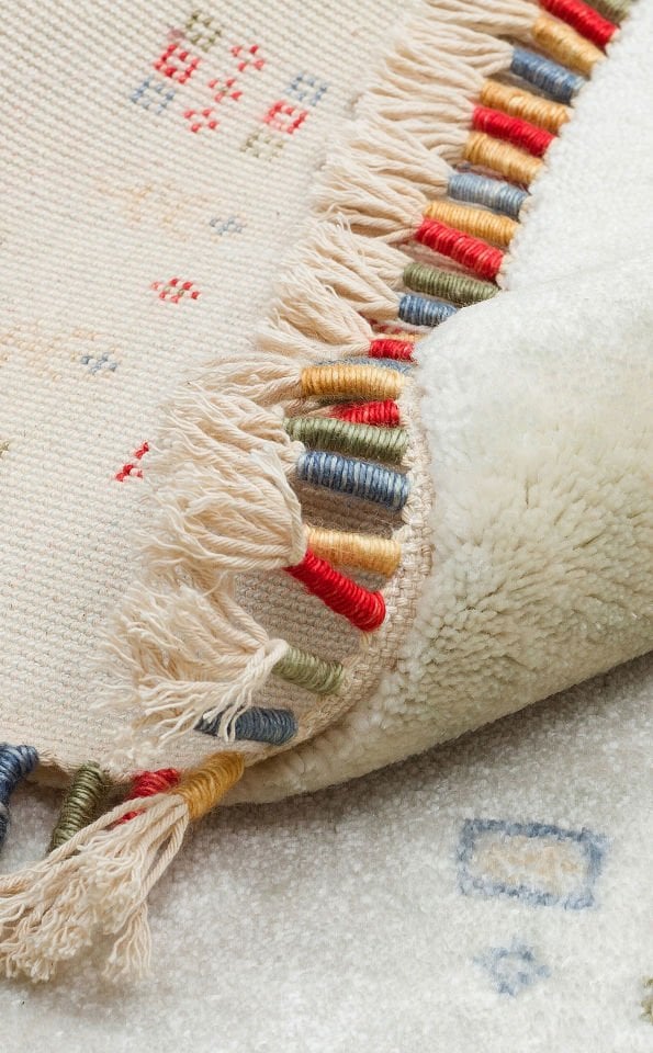 ZARA ZR 06 BEIGE YUVARLAK  Özel Tezgahlarda Üretilen Tensel Uşak Halısı