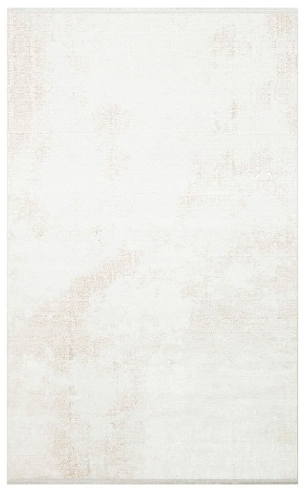 SATEEN ST 108 CREAM BEIGE Hav Toz Vermez Yıkanabilir Kaymaz İnce Dokuma Modern Halı