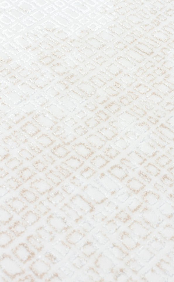SATEEN ST 108 CREAM BEIGE Hav Toz Vermez Yıkanabilir Kaymaz İnce Dokuma Modern Halı