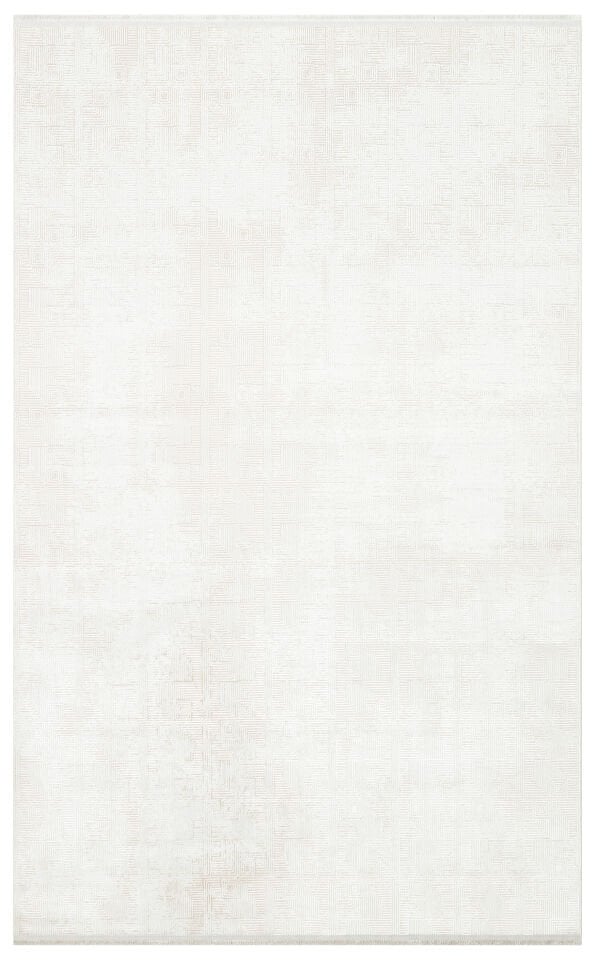 SATEEN ST 109 CREAM BEIGE Hav Toz Vermez Yıkanabilir Kaymaz İnce Dokuma Modern Halı