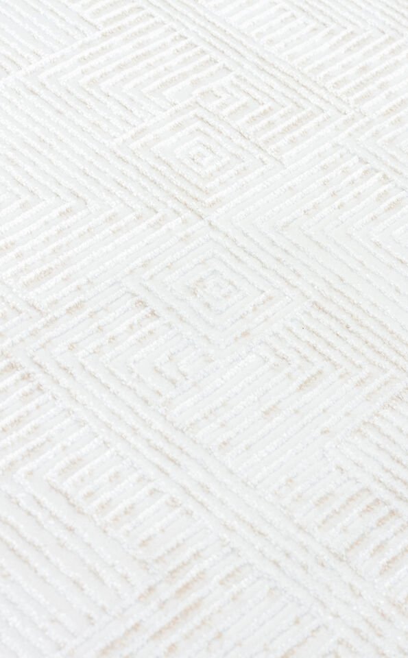 SATEEN ST 109 CREAM BEIGE Hav Toz Vermez Yıkanabilir Kaymaz İnce Dokuma Modern Halı
