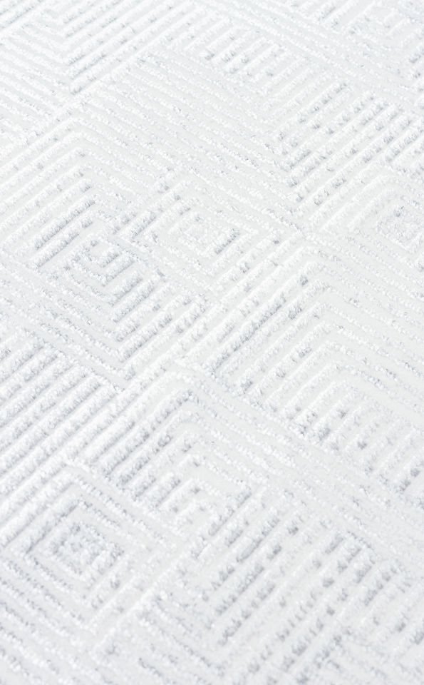 SATEEN ST 109 CREAM GREY Hav Toz Vermez Yıkanabilir Kaymaz İnce Dokuma Modern Halı