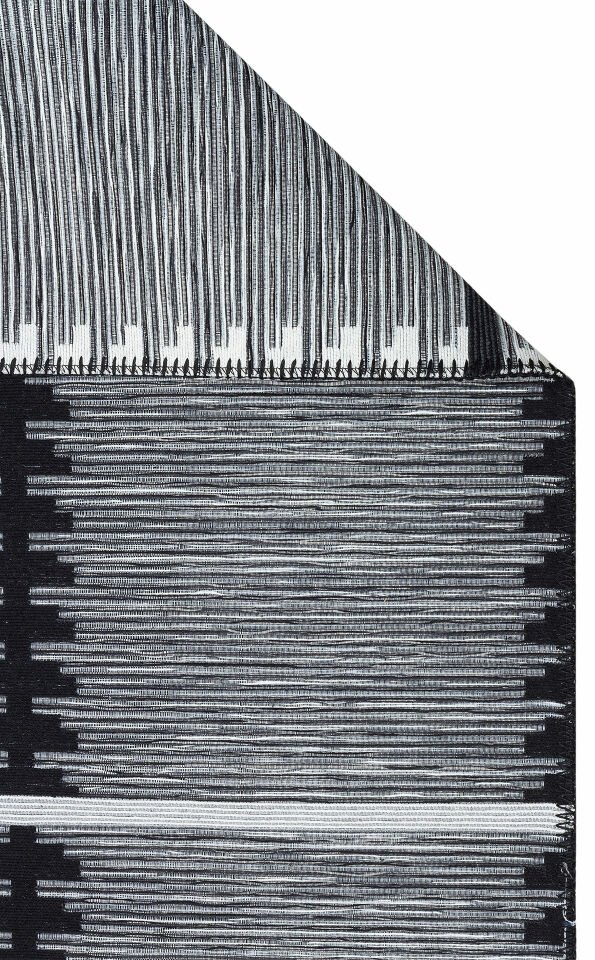 ARYA CRAFT ARC 01 WHITE BLACK Hav Toz Vermez Kilimler & Baskı Halılar Dokuma Yıkanabilir