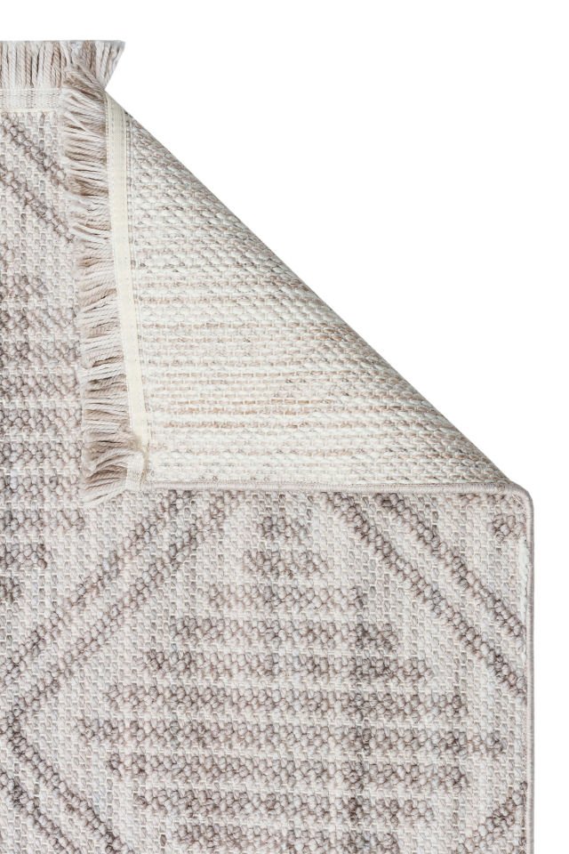COZY CZY 03 GREY SILVER Hav Toz Vermez Modern Örgü Dokuma Makine Halısı