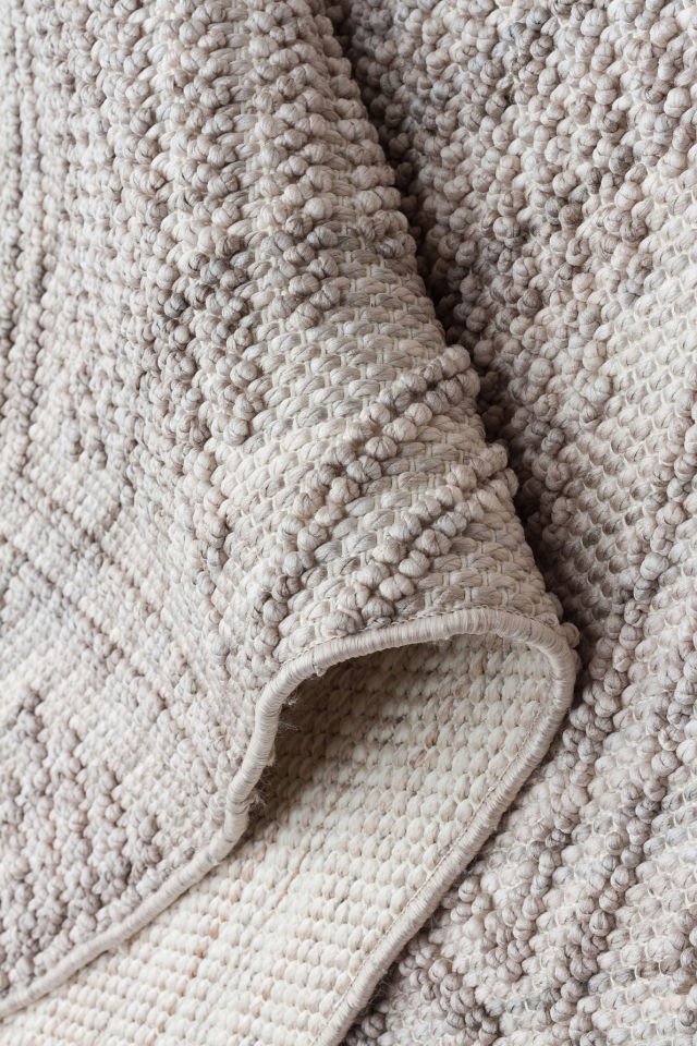 COZY CZY 03 GREY SILVER Hav Toz Vermez Modern Örgü Dokuma Makine Halısı