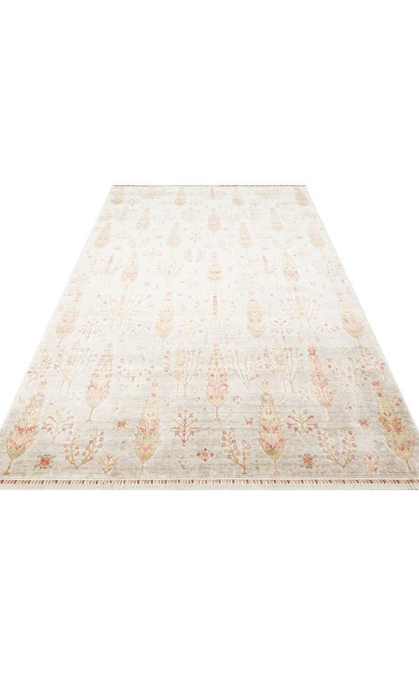 ZARA ZR 08 BEIGE AUTUMN Özel Tezgahlarda Üretilen Tensel Uşak Halısı