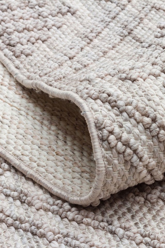COZY CZY 03 GREY SILVER Hav Toz Vermez Modern Örgü Dokuma Makine Halısı