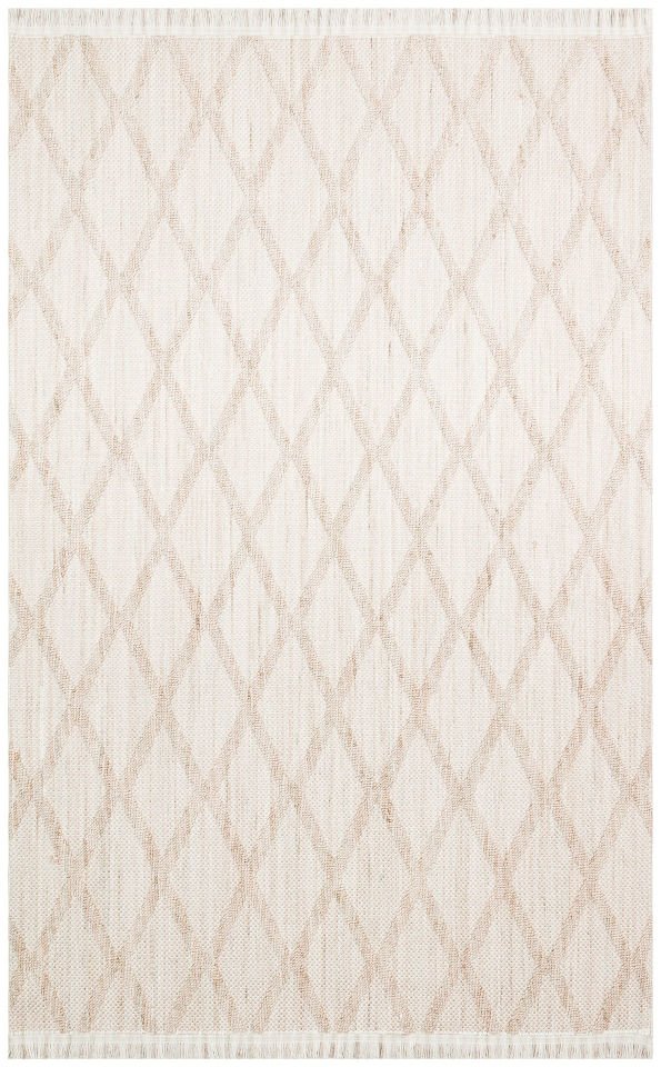 COZY CZY 04 BEIGE Hav Toz Vermez Modern Örgü Dokuma Makine Halısı