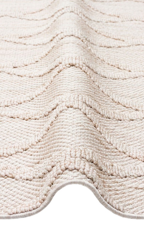 COZY CZY 04 BEIGE Hav Toz Vermez Modern Örgü Dokuma Makine Halısı