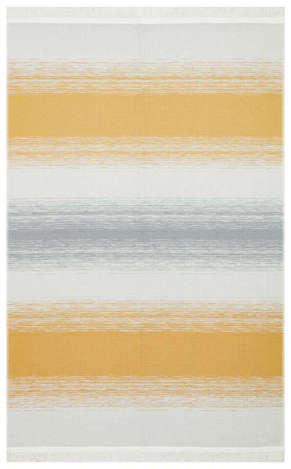 ARYA CRAFT ARC 03 GREY YELLOW Hav Toz Vermez Kilimler & Baskı Halılar Dokuma Yıkanabilir