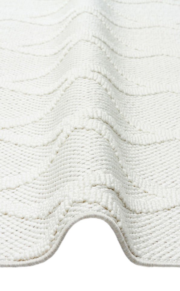COZY CZY 04 CREAM Hav Toz Vermez Modern Örgü Dokuma Makine Halısı