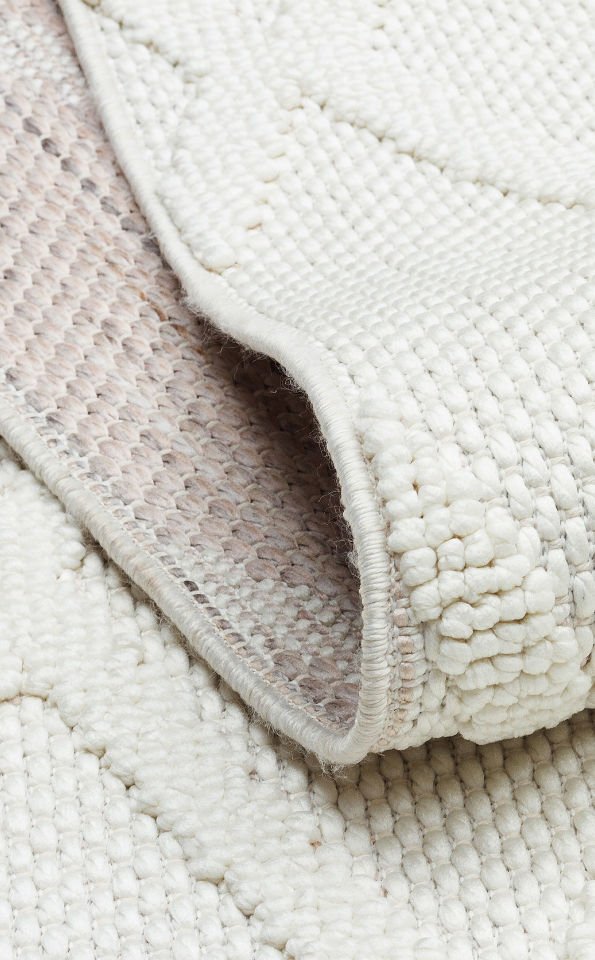 COZY CZY 04 CREAM Hav Toz Vermez Modern Örgü Dokuma Makine Halısı