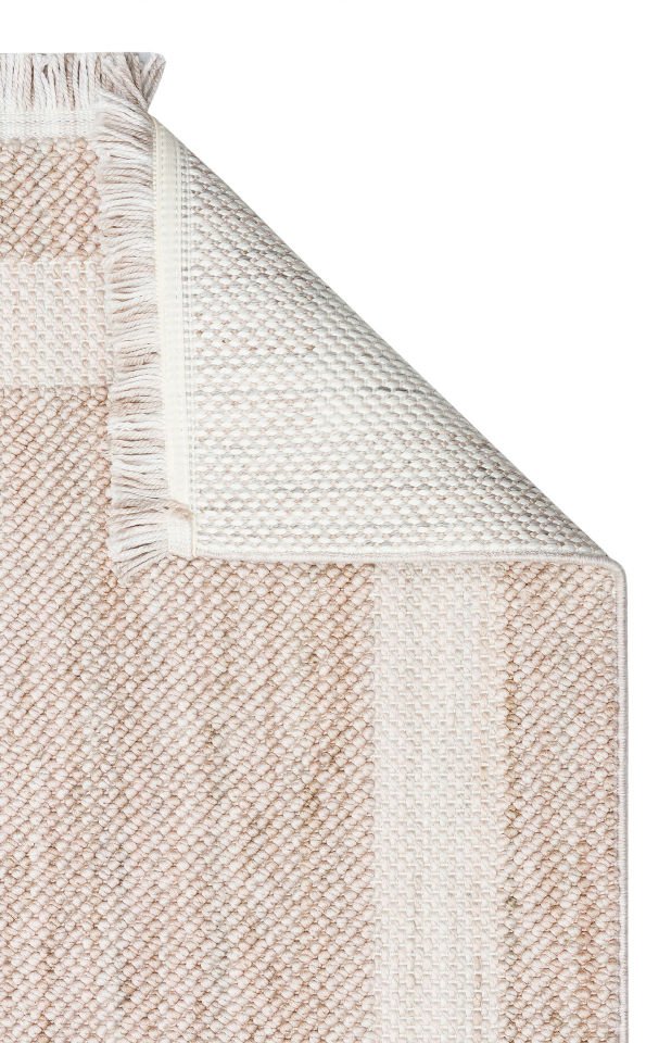 COZY CZY 05 BEIGE Hav Toz Vermez Modern Örgü Dokuma Makine Halısı