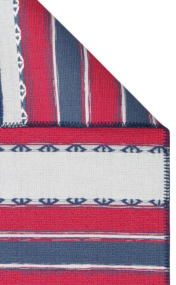 ARYA CRAFT ARC 05 RED NAVY  Hav Toz Vermez Kilimler & Baskı Halılar Dokuma Yıkanabilir