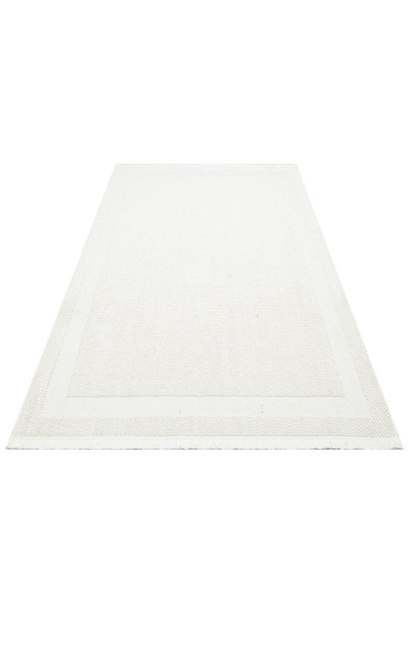 COZY CZY 05 CREAM Hav Toz Vermez Modern Örgü Dokuma Makine Halısı