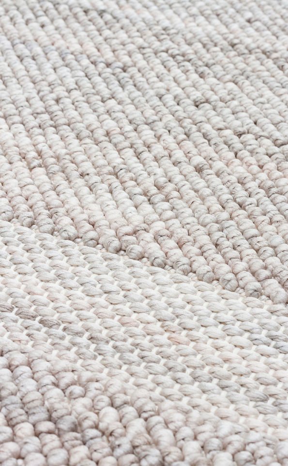 COZY CZY 05 GREY Hav Toz Vermez Modern Örgü Dokuma Makine Halısı