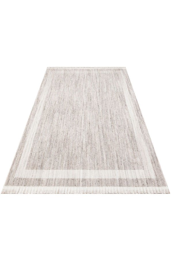 COZY CZY 05 GREY Hav Toz Vermez Modern Örgü Dokuma Makine Halısı